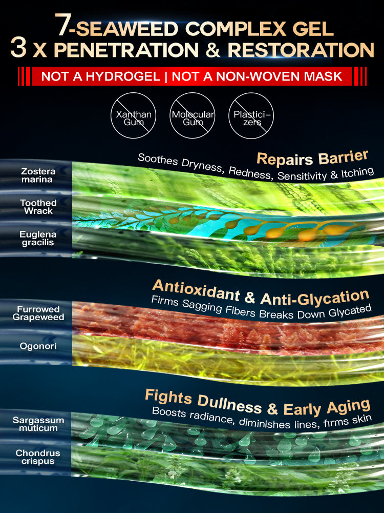 iLab SOS Repair 60-Mins Algae Gel Serum Mask
