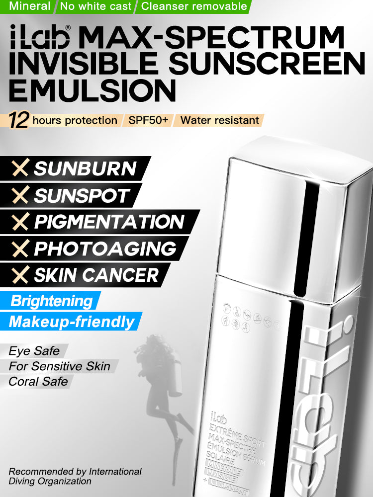 iLab Max-Spectrum Invisible Sunscreen Emulsion SPF50+ PA++++ 35g