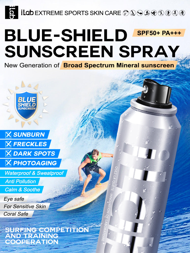 iLab Extreme Sports invisible Sunscreen Essential Spray SPF50+ PA+++ 120ml