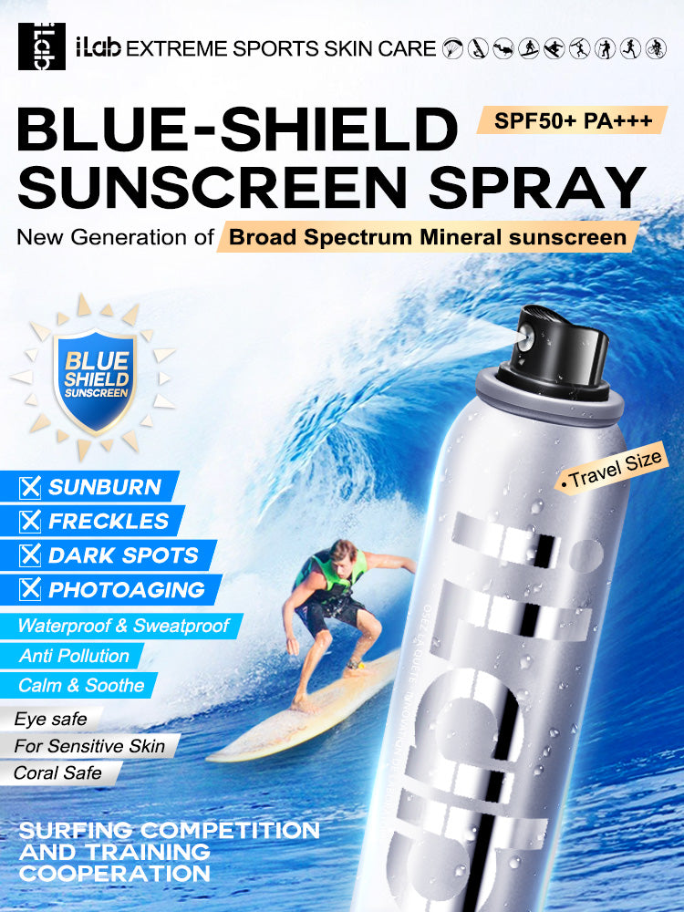 iLab Extreme Sports invisible Sunscreen Essential Spray SPF50+ PA+++ 80ml