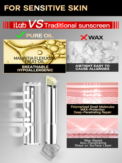iLab Max-Spectrum Invisible Sunscreen & Repair 2 In 1 Lip Balm 2.8g
