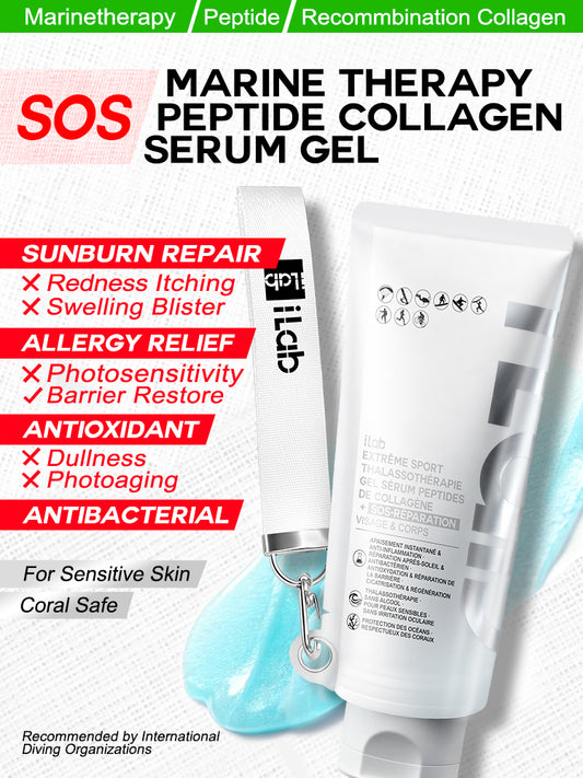 iLab Marine Therapy Peptide Collagen Serum Gel + SOS Repair Face & Body