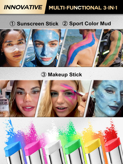 iLab Max-Spectrum Colored Sunscreen Stick