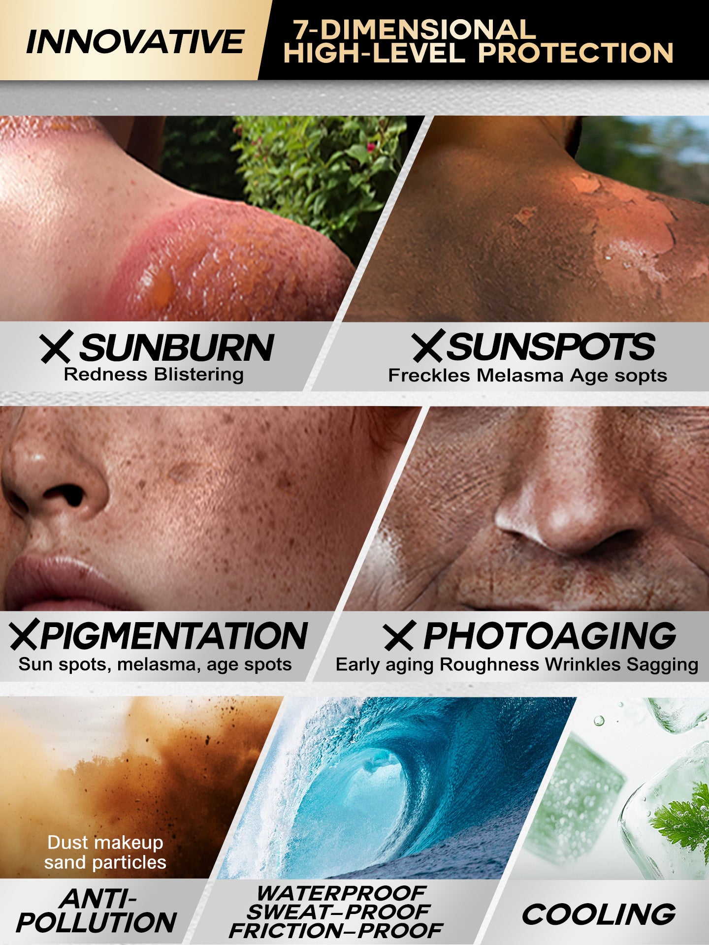iLab Max-Spectrum Colored Sunscreen Stick
