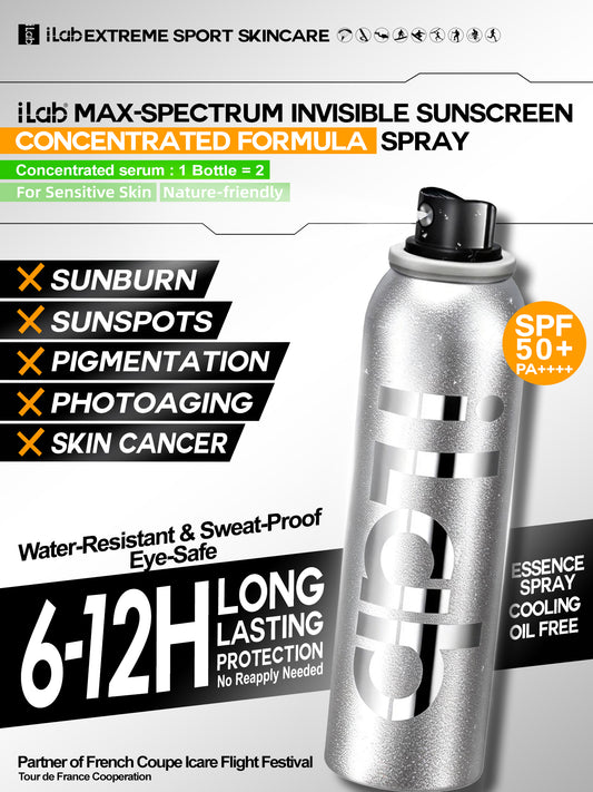 iLab Max-Spectrum Invisible Sunscreen Spray SPF50+ PA+++ 120ML/80ML